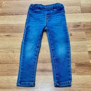 Levi Medium Blue Kids Pull-On Jeggings, Size 3T